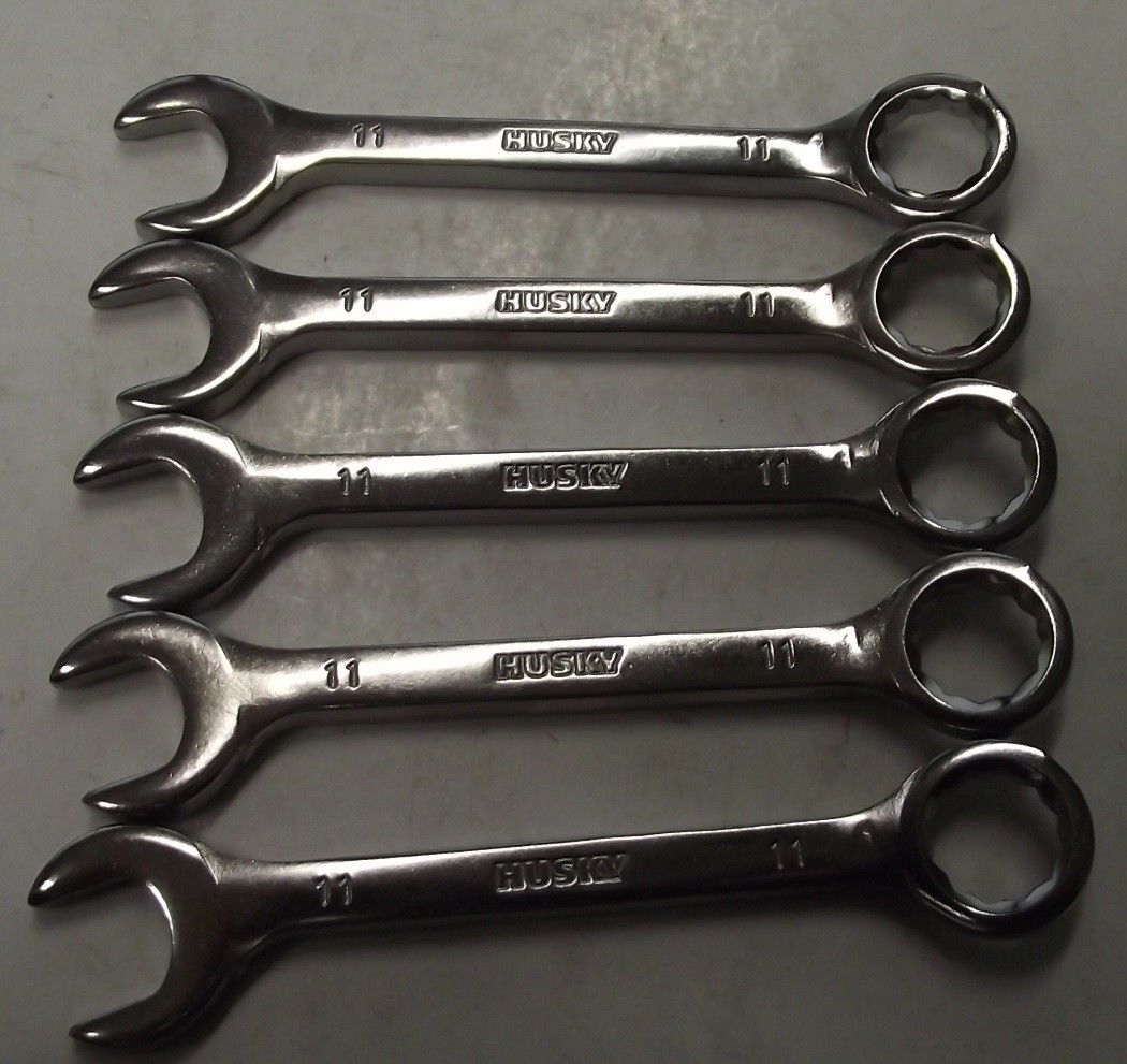 Husky HM673110 11mm 12pt Combination Wrench 5pcs.