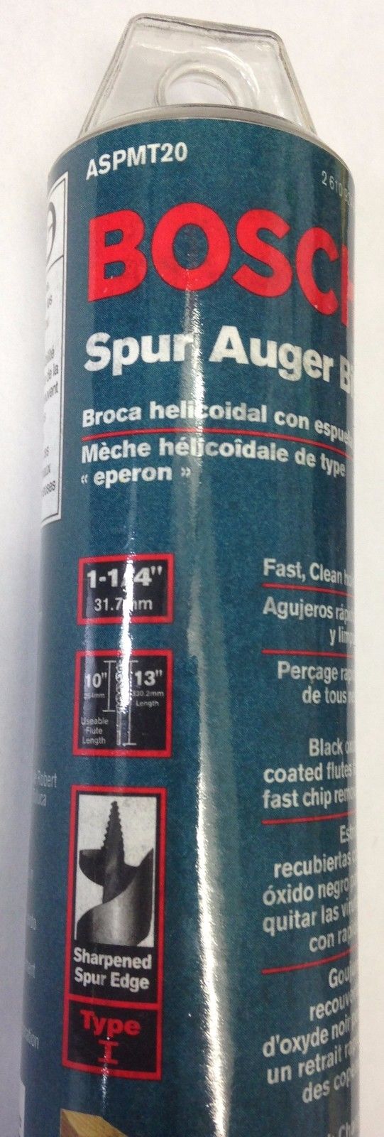 Bosch ASPMT20 1-1/4" x 13" Spur Auger Bit