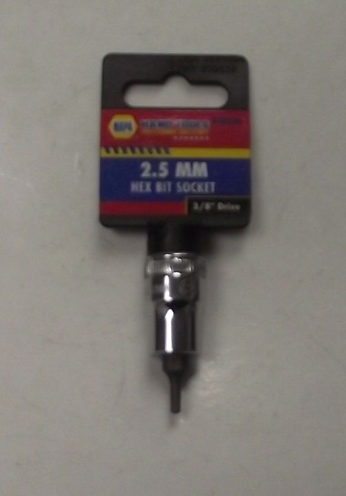 Napa NBH2025M 3/8" Drive 2.5mm Hex Bit Socket