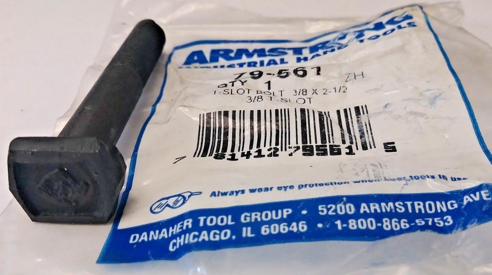 Armstrong 79-561 T-Slot Bolt 3/8" x 2-1/2" USA