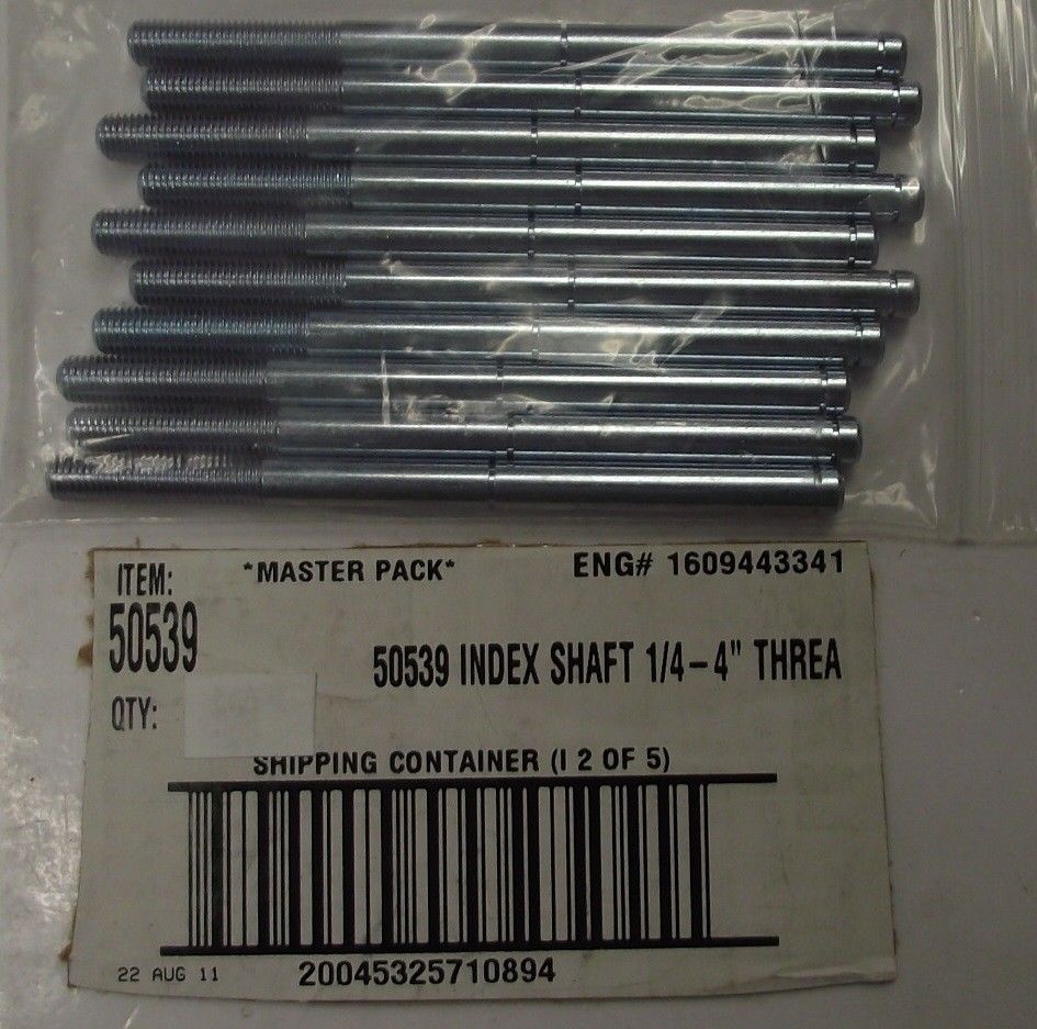 OEM by Bosch Index Shaft 1/4" x 4" Thread 10pcs. 1609443341 50539