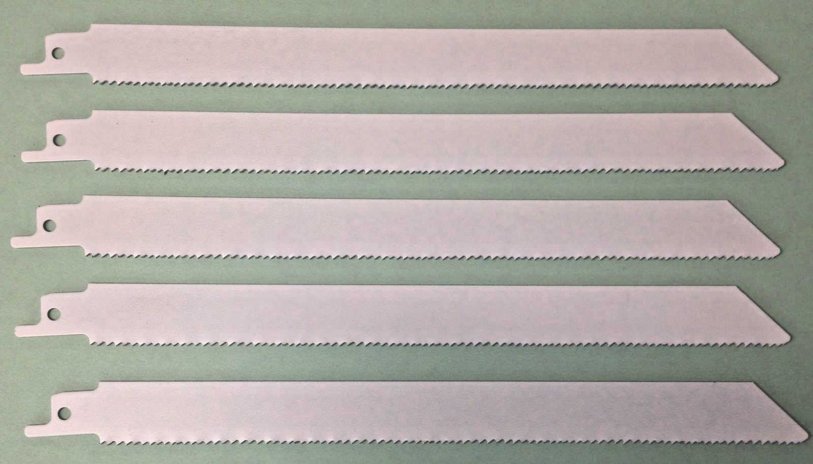 Bosch S1122VF 9" x 10-14TPI Bi-Metal Reciprocating Saw Blades Swiss 5 Blades