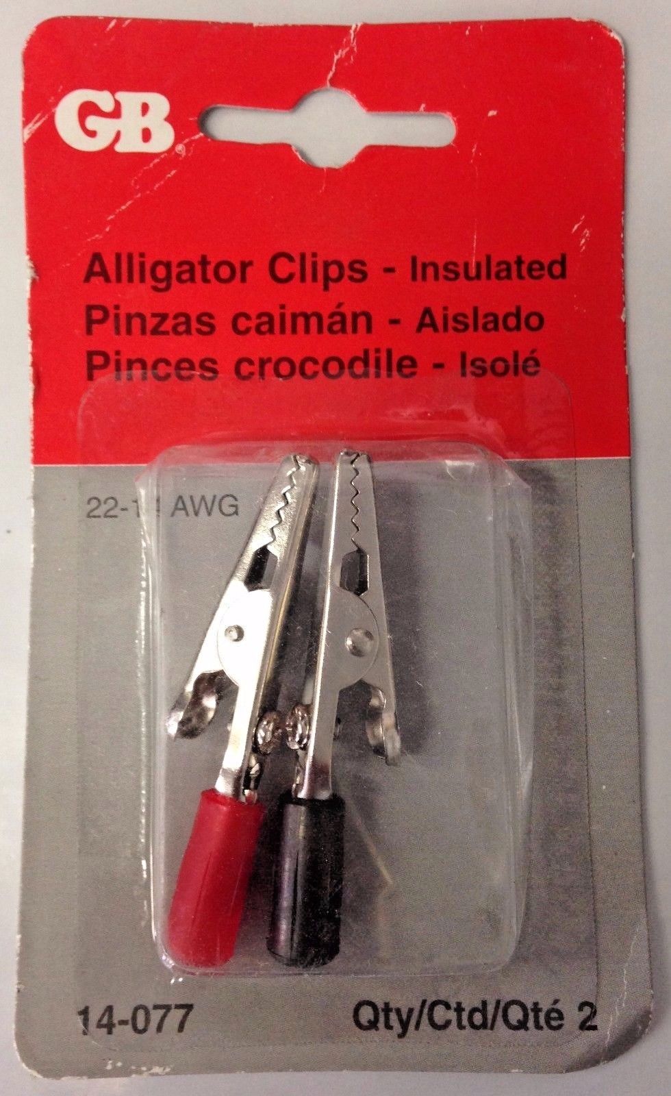 Gardner Bender 14-077 2" Alligator Clips 22 To 14 Gauge