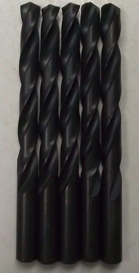 Irwin 63531 31/64" Heavy Duty Black Oxide High Speed Drill Bits 5pcs.