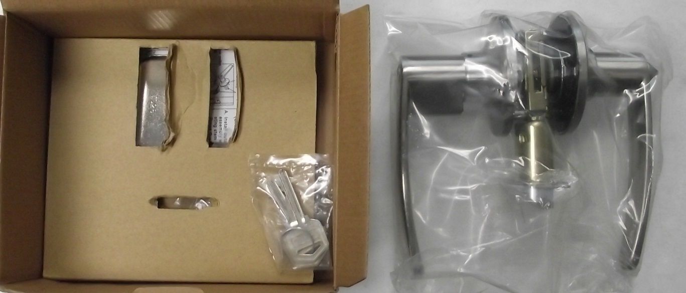 Copper Creek JL2240 SS Jayne Keyed Entry Door Lever RCL RCS