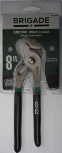 Brigade BR10698 8" Comfort Grip Groove Joint Pliers