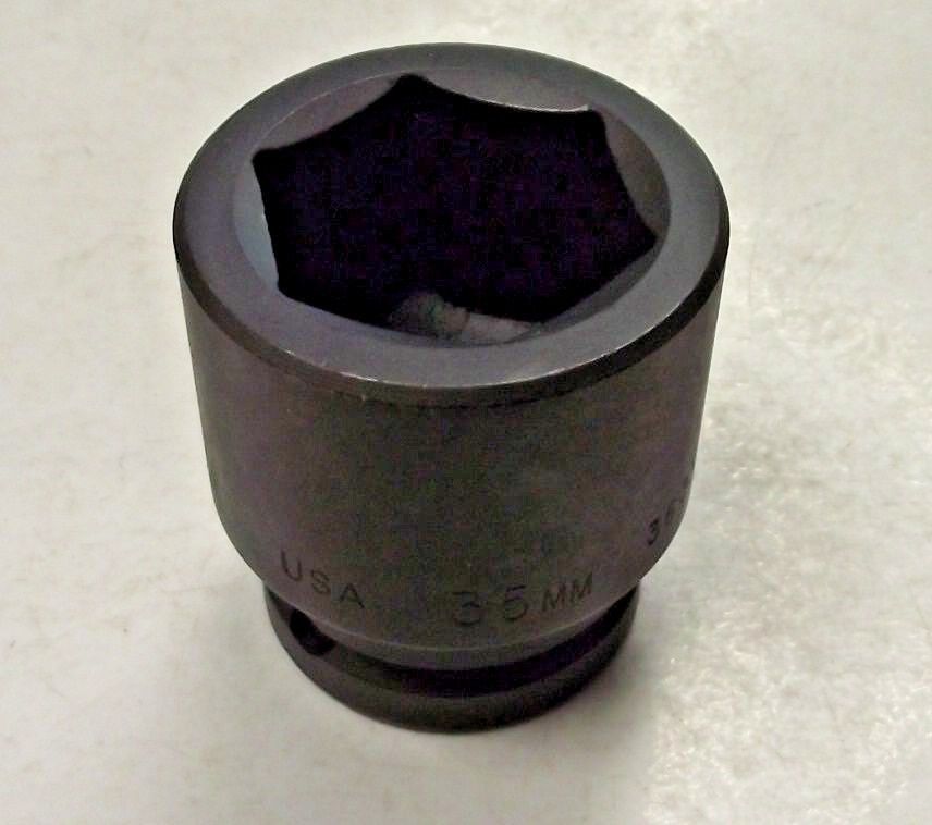 Allen 36335 "3/4" Drive 6 pt Impact Socket 35mm USA