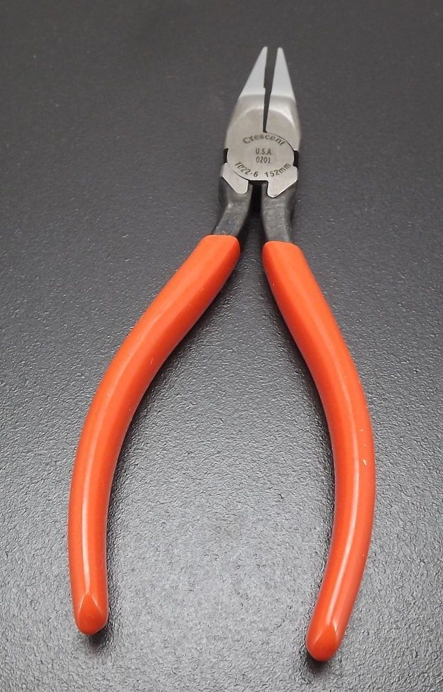 Crescent 10226CAO C Short Nose Aluminum Oxide Insulated Tip Pliers USA