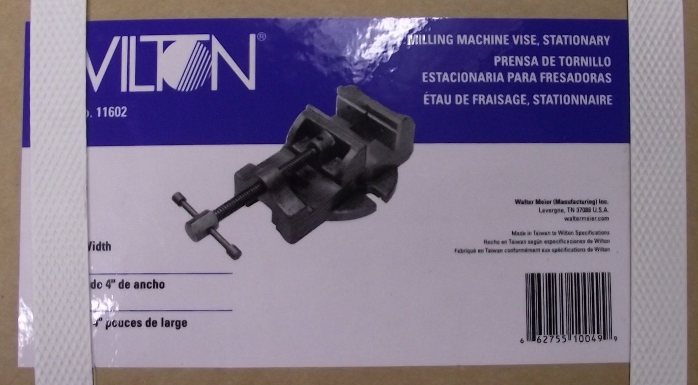 Wilton 11602 4" Milling Machine Vise Stationary