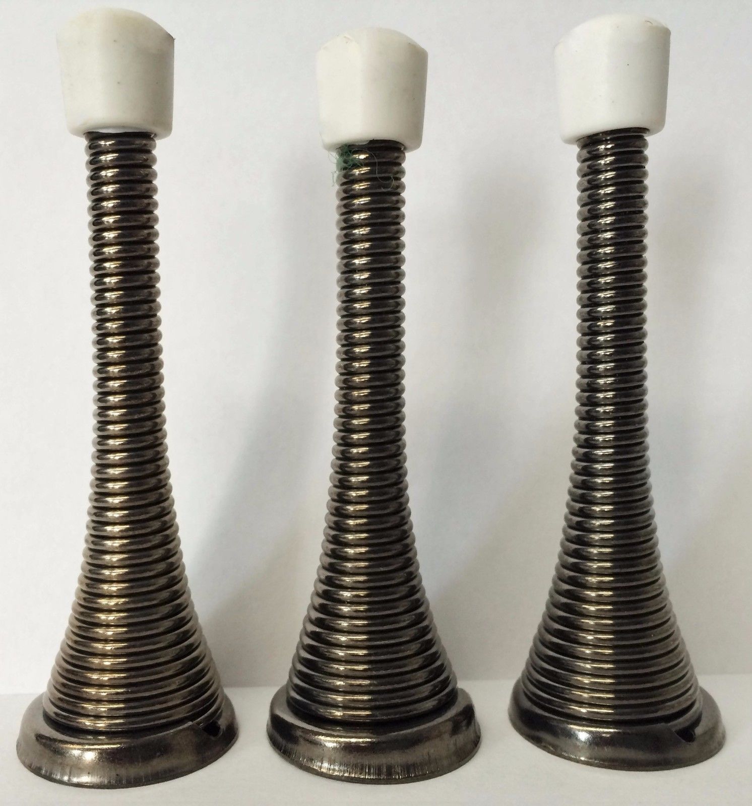 Taymor 25-P4671AN Antique Nickel 3-1/8" Spring Doorstop 3PCS