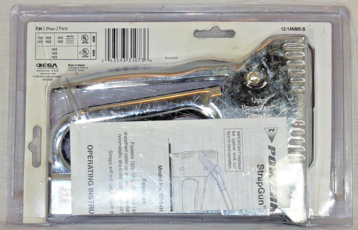 Powerfast 12-14-NMR-B Strap Gun Staple Gun