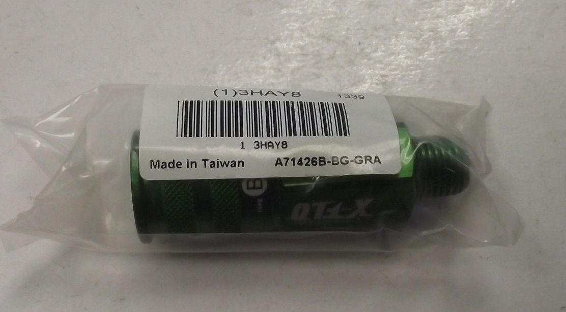 Legacy A71426B-BG Colorconnex X-FLO Air Coupler ARO Type 1/4" MNPT
