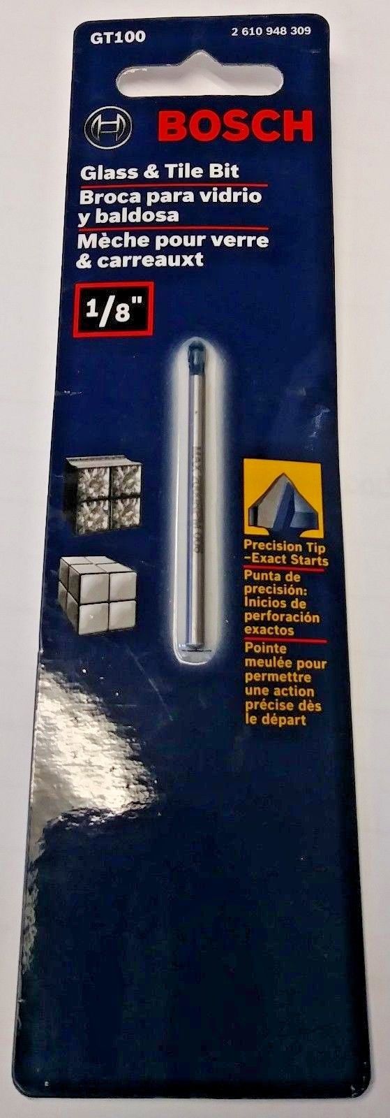 Bosch GT100 1/8" Glass & Tile Bit #56