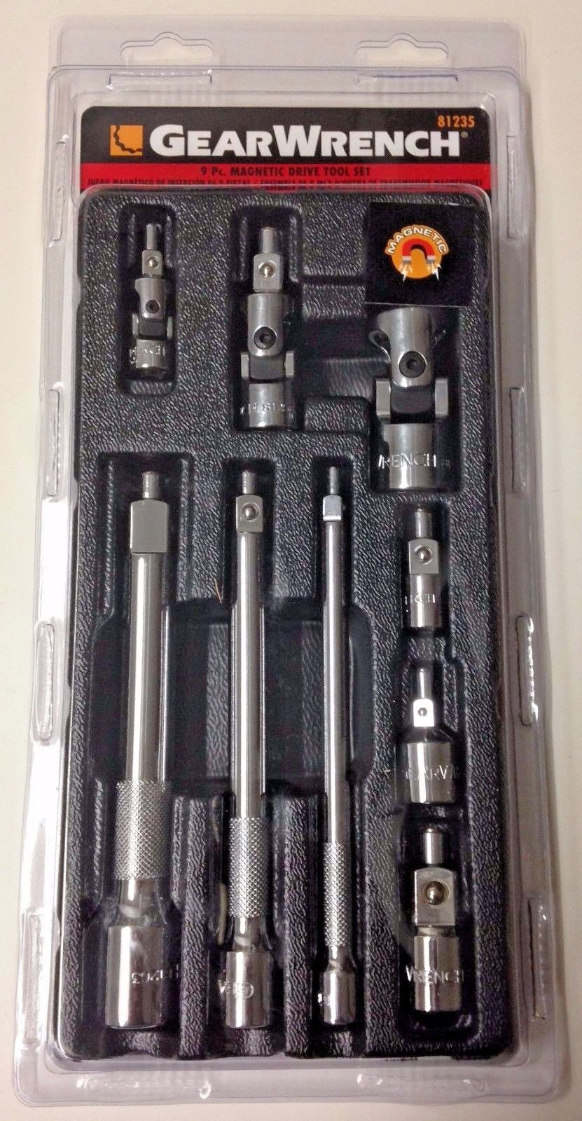 Gearwrench 81235 9 Piece Magnetic Drive Tool Set