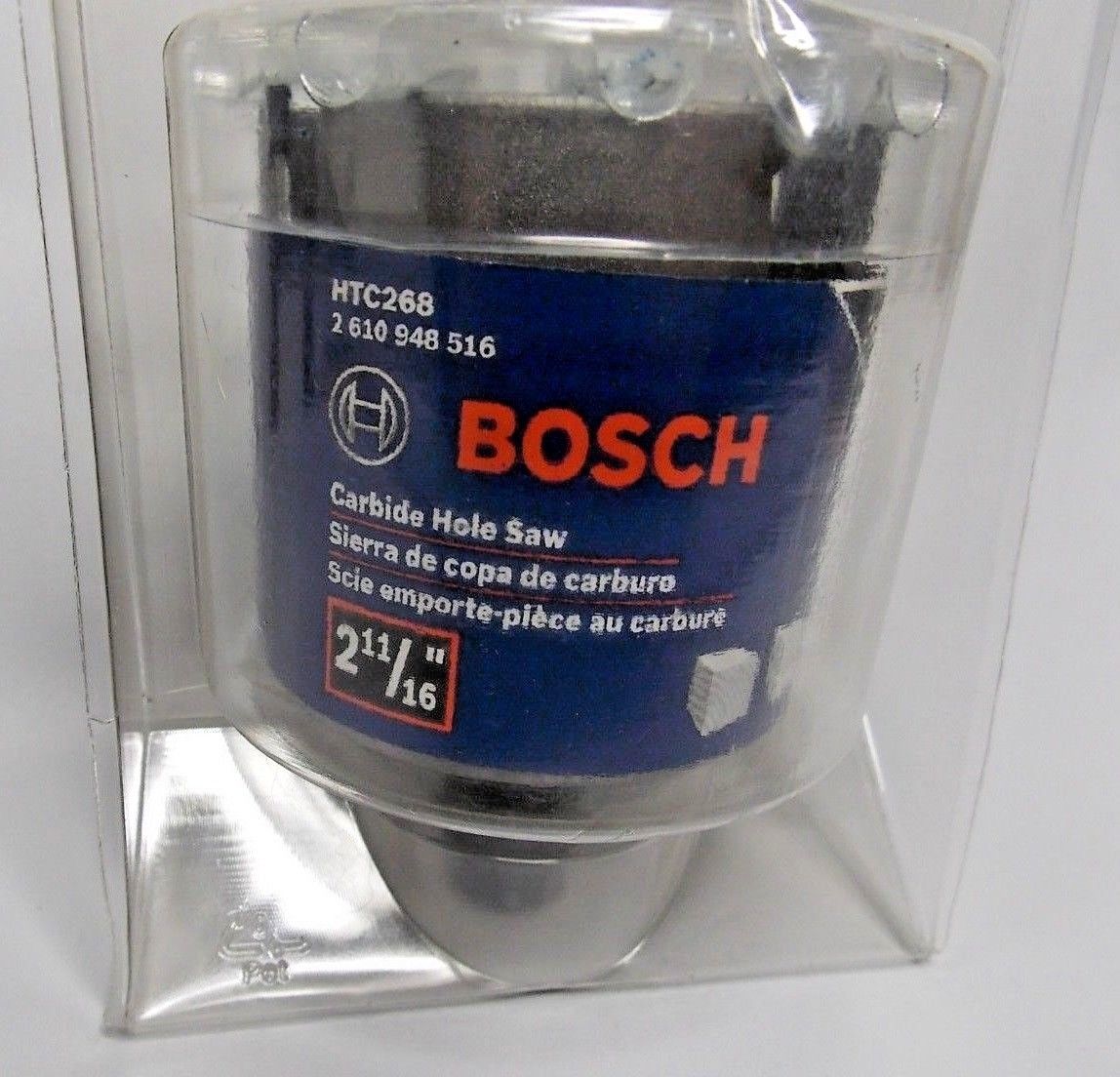 Bosch HTC268 2-11/16" Carbide Hole Saw For Carbide Multi Materials Germany
