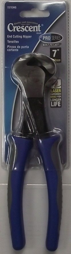 Crescent 727CMG 7" Pro Series End Cutting Nipper Pliers