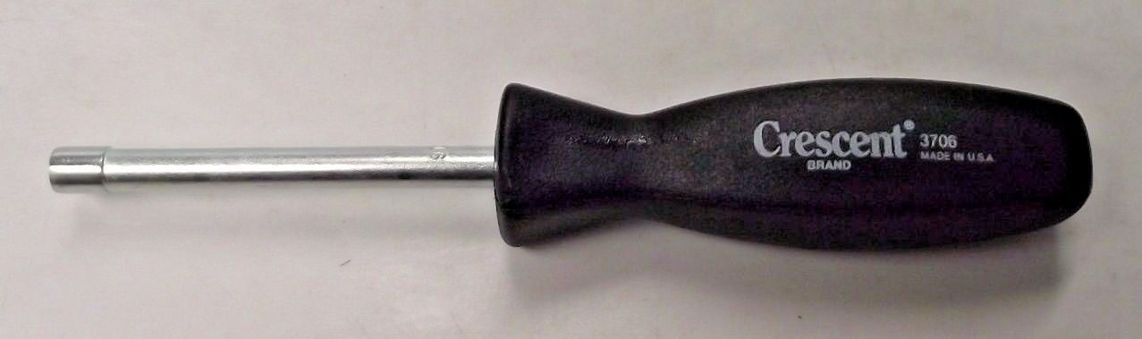 Crescent 3706 SAE 3/16" Ergonomic Handle Nutdriver Hollow Shaft USA