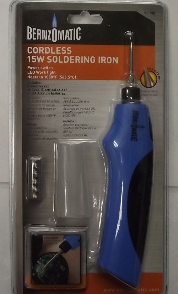 Bernzomatic SI-15B Cordless 15W Soldering Iron
