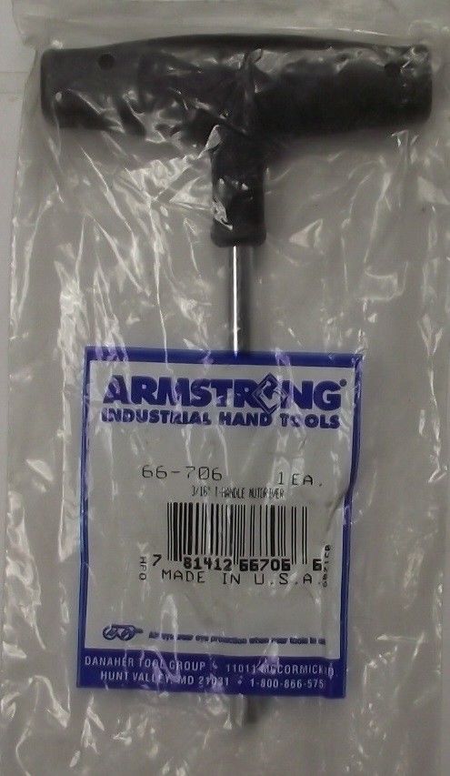 Armstrong 66-706 3/16" T-Handle Nutdriver  USA