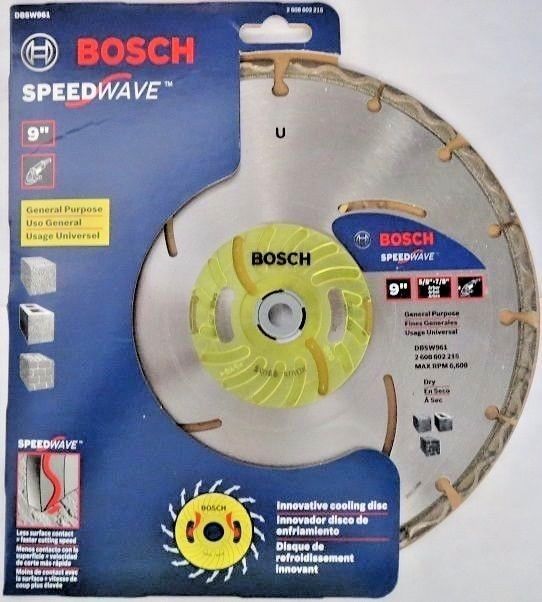 Bosch DBSW961 Speedwave 9" Segmented Diamond Blade Switzerland
