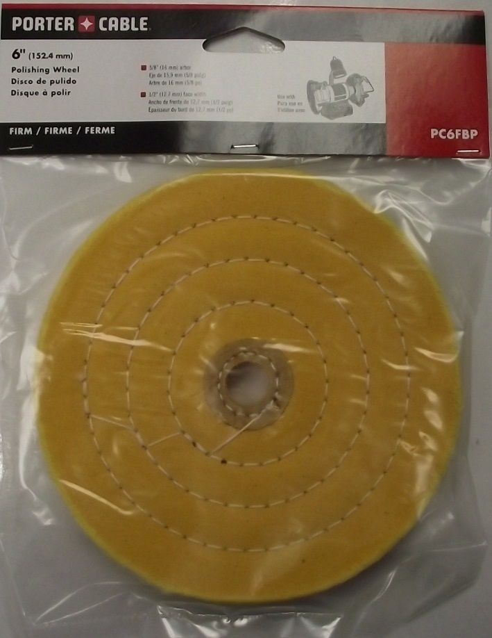 Porter Cable PC6FBP 6" Buffing And Polishing Pad Firm