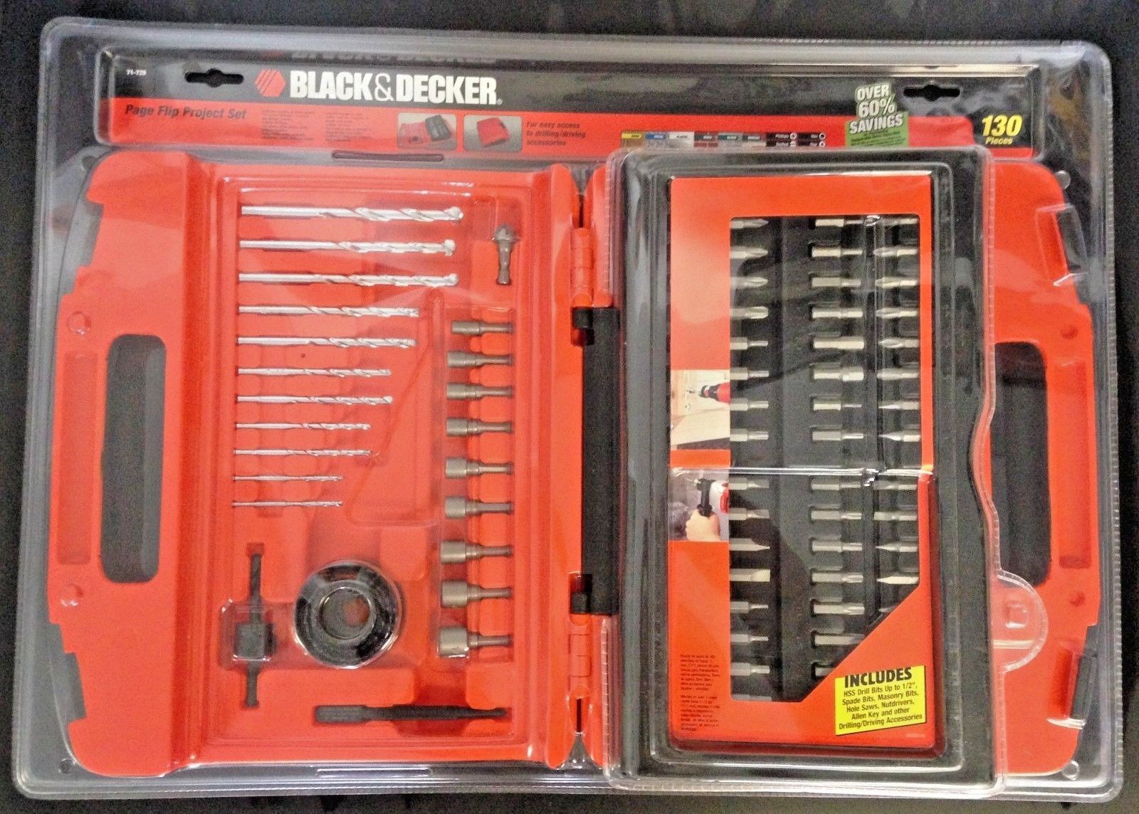 Black and decker sales spade bit set