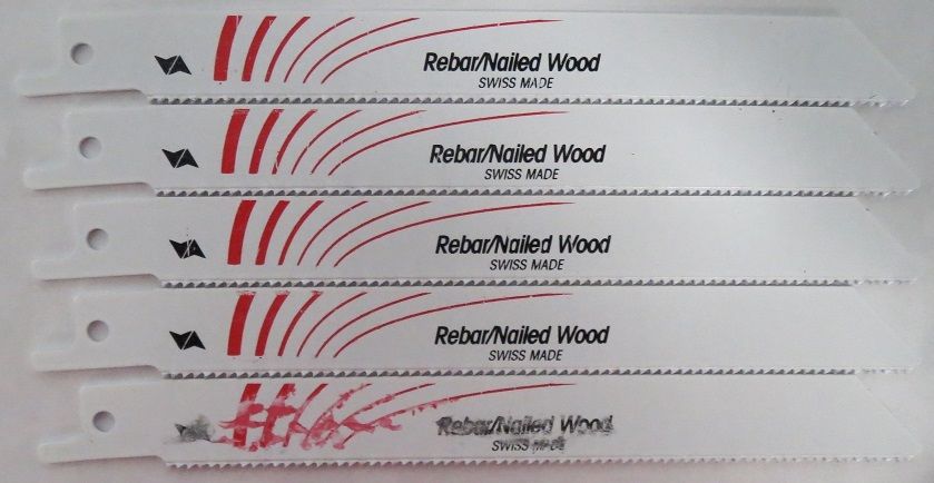 Vermont American 30259 6" X 14Tpi Bi-metal Recip Blade 5pcs Swiss