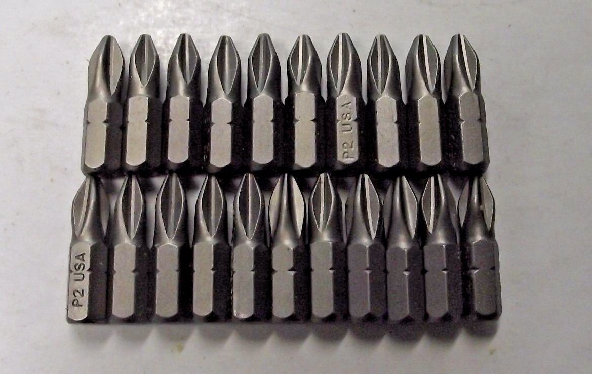 Bosch 1609511790 #2 x 1" Phillips Screw Bit Tips 20pcs USA