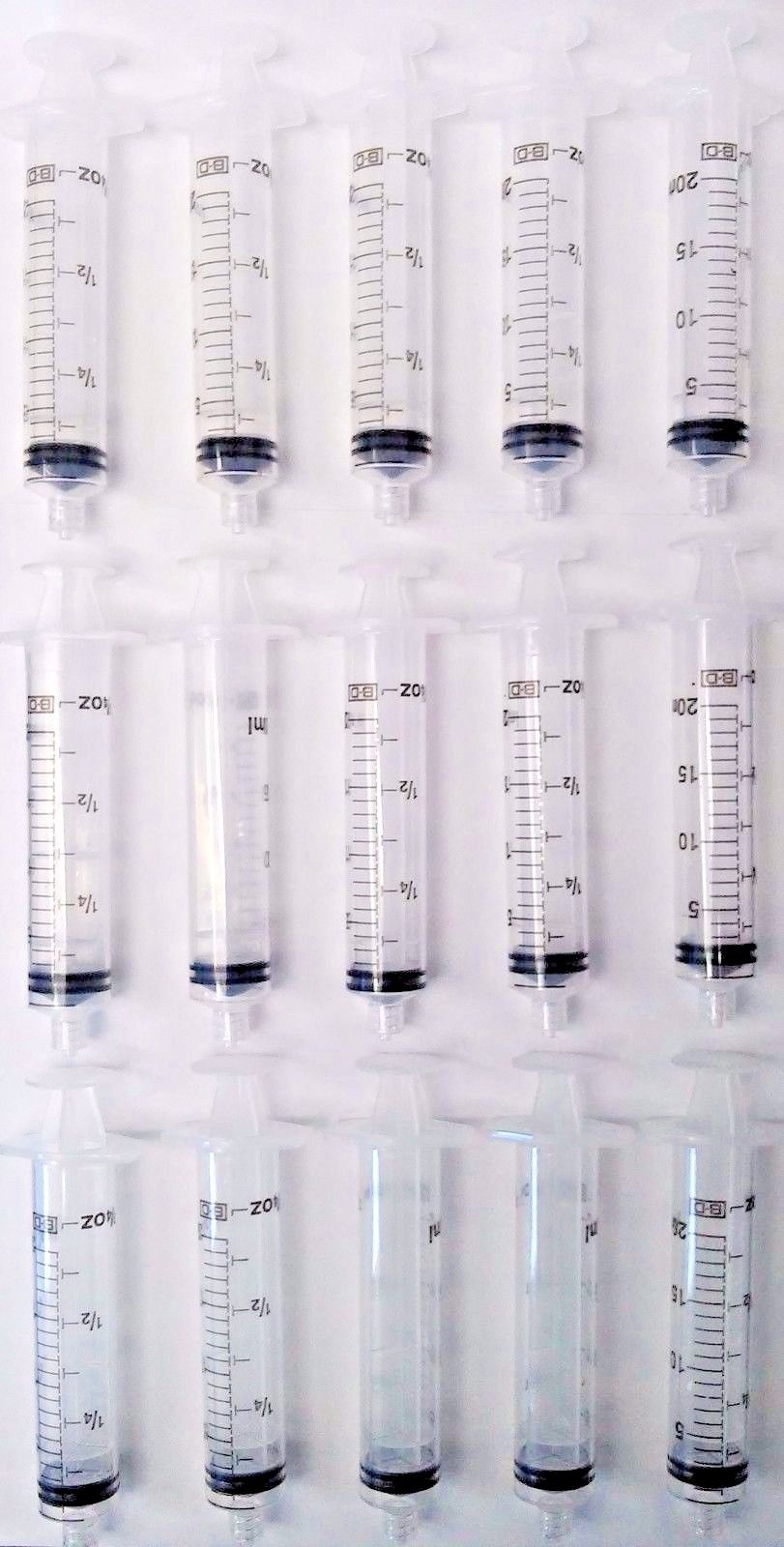 Weller Luer Lock Syringe 20CC Assembled M20LLBA 15PCS