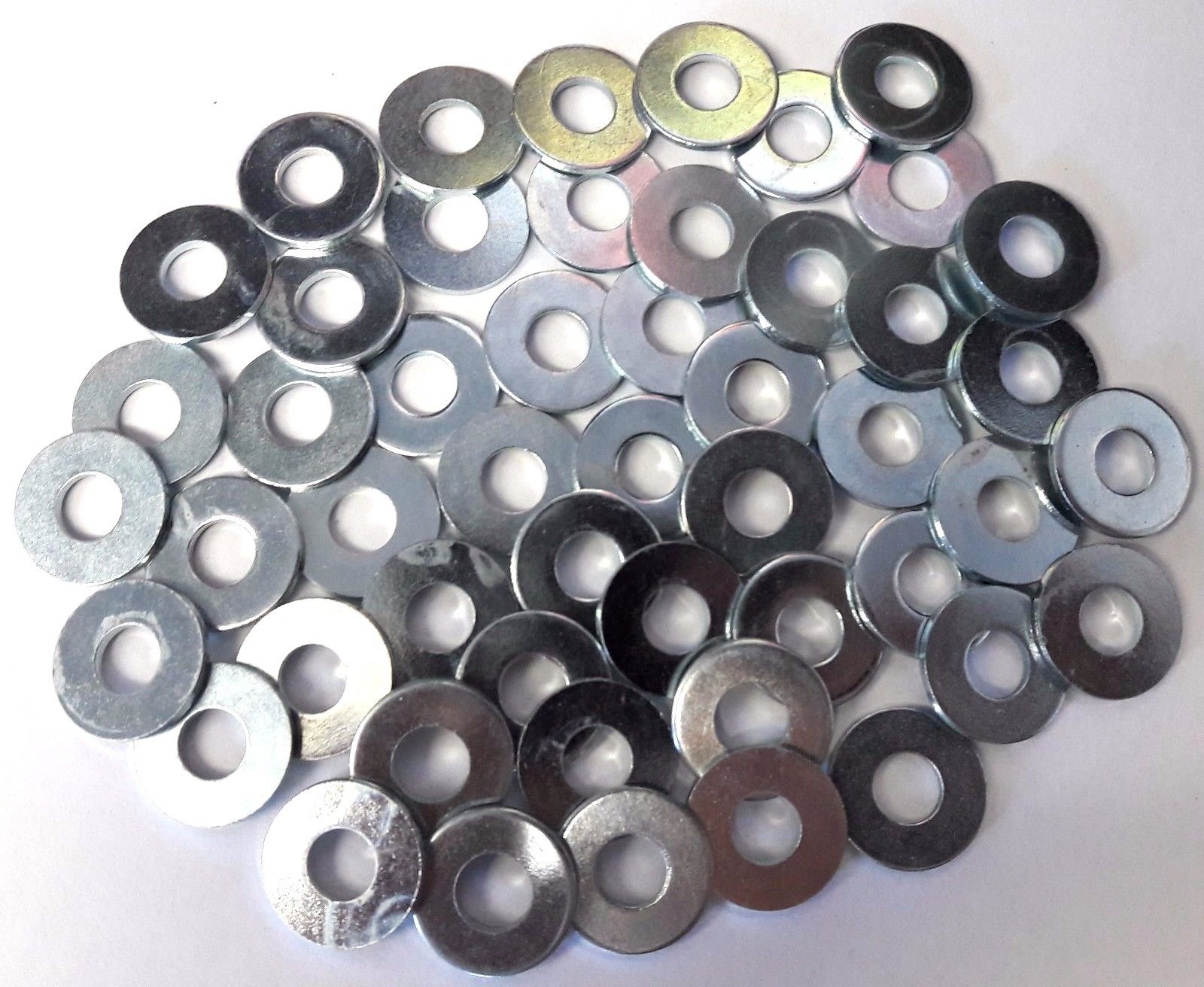 OEM by Bosch 50050 1/4" x 5/8" Flat Washer Zinc 50 PCS
