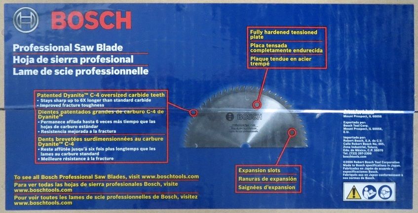 Bosch PRO1680GP 16" x 80T Professional Saw Blade