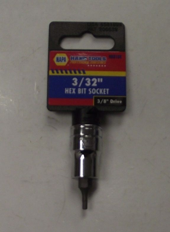 Napa NBH106 3/8" Drive 3/32" Hex Bit Socket