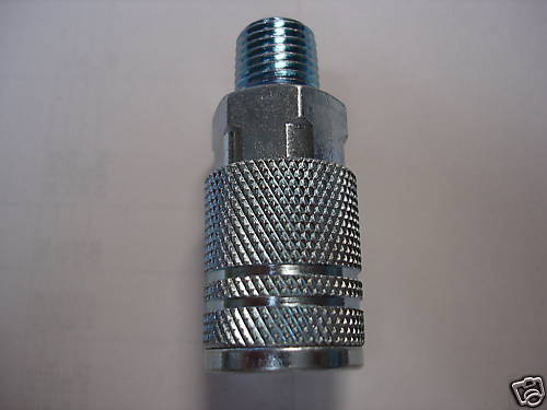 Contractor M Style Quick Fitting ¼" Male Coupler IC4M-S