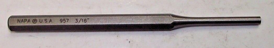 Napa 957 3/16" Pin Punch - 5-1/2" Long USA