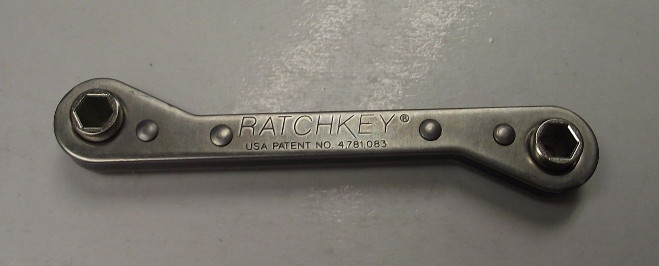 Ratchkey HC-13 5/16" Stainless Steel Ratcheting Wrench USA BULK