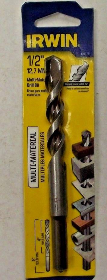 Irwin 1792771 1/2" Multi-Material Drill Bit