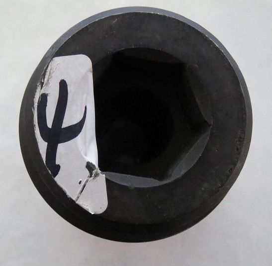 Armstrong 23-244 1-3/8" 6 PT 1/2" Drive Deep Impact Socket USA