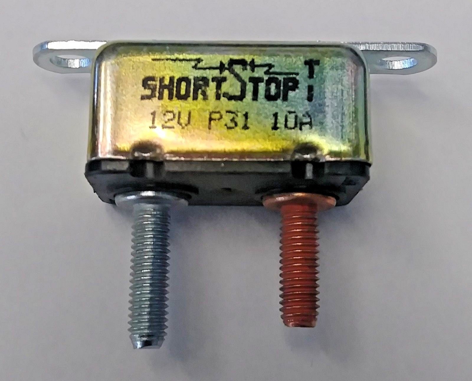 Bussmann Short Stop 71106 10 Amp Auto Reset Circuit Breaker 12 Volt (1 Piece)