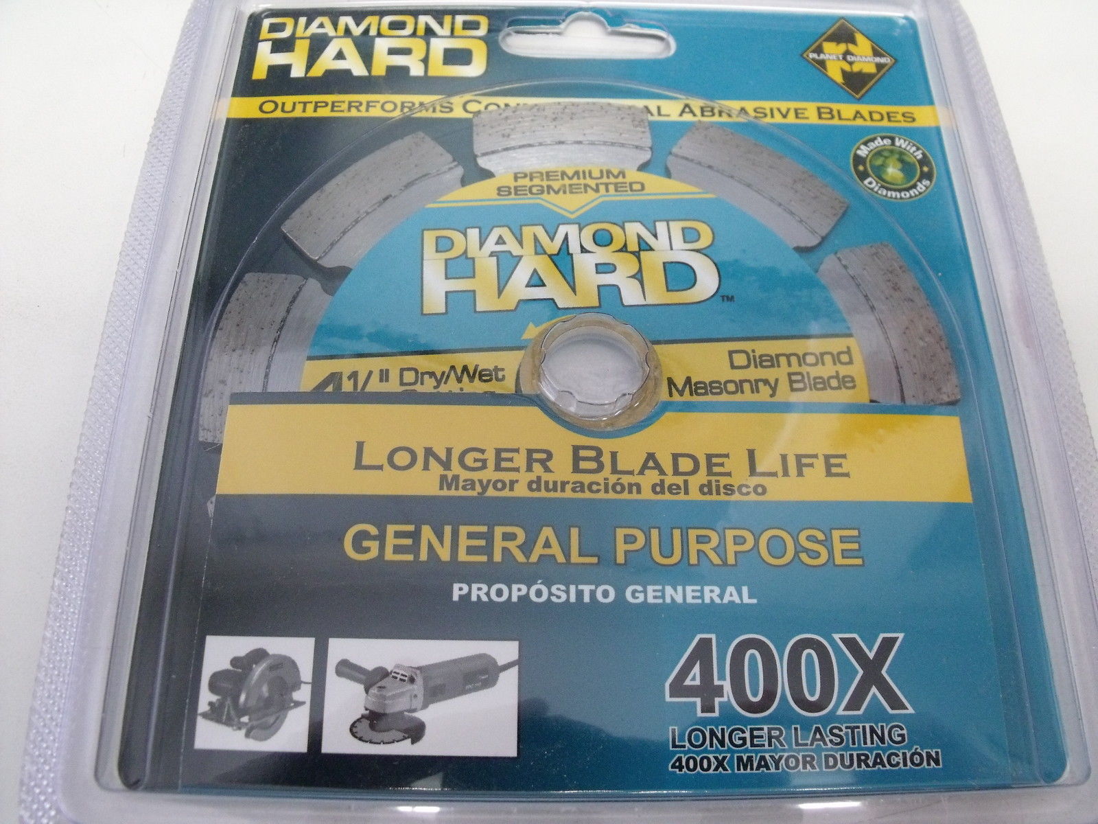 Planet Diamond 21304520 400x 4-1/2" Premium Diamond Masonry Blade