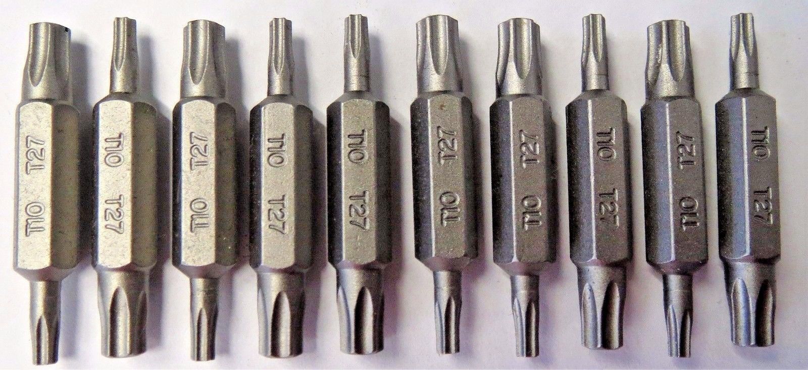 Bosch 9916203 T10 & T27 Double Ended Torx Insert Screw Bit Tips 10pcs.