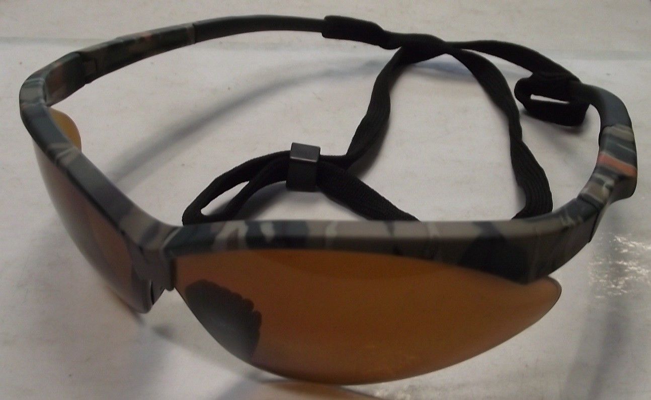 Radians APJ4-B1 Rad-Apocalypse Junior Safety Glasses - Small Camo Frame - Bronze