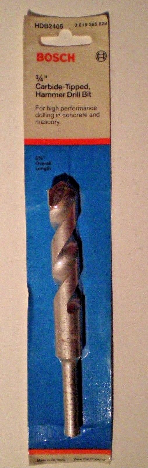 BOSCH HDB2405 3/4" x 4" x 6" Carbide Hammer Drill Bit Germany