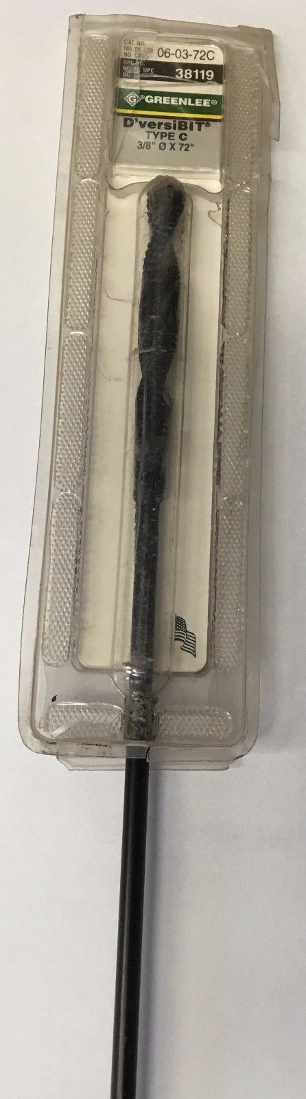 Greenlee 06-03-72C 3/8" x 72" D'Versibit "C"