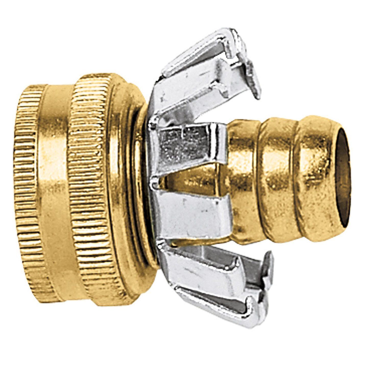 Gilmour 3/4 Hot Water Brass Hose Clinch Coupler Gilmour Hose Repair C34F 2PKS