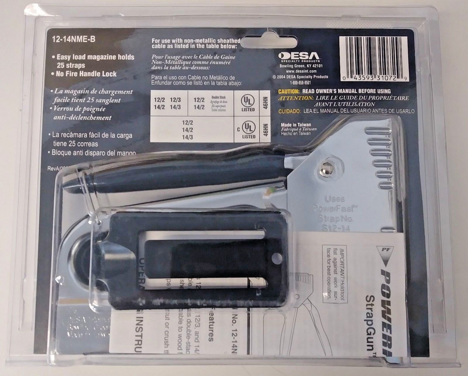 Powerfast 12-14NME-B Strap Gun / Staple Gun