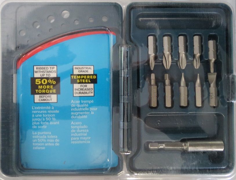 BOSCH CC60395 11 Piece Screwdriver Bit Set