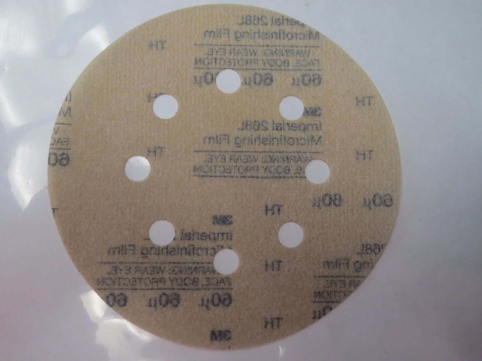 3M RSM60 5" 60 Micron Microfinishing Film Discs 25pcs