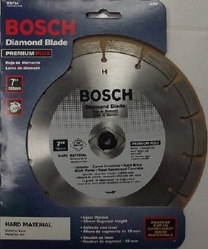 Bosch DB764 Premium Plus 7" Dry or Wet Cutting Segmented Diamond Saw Blade Swiss