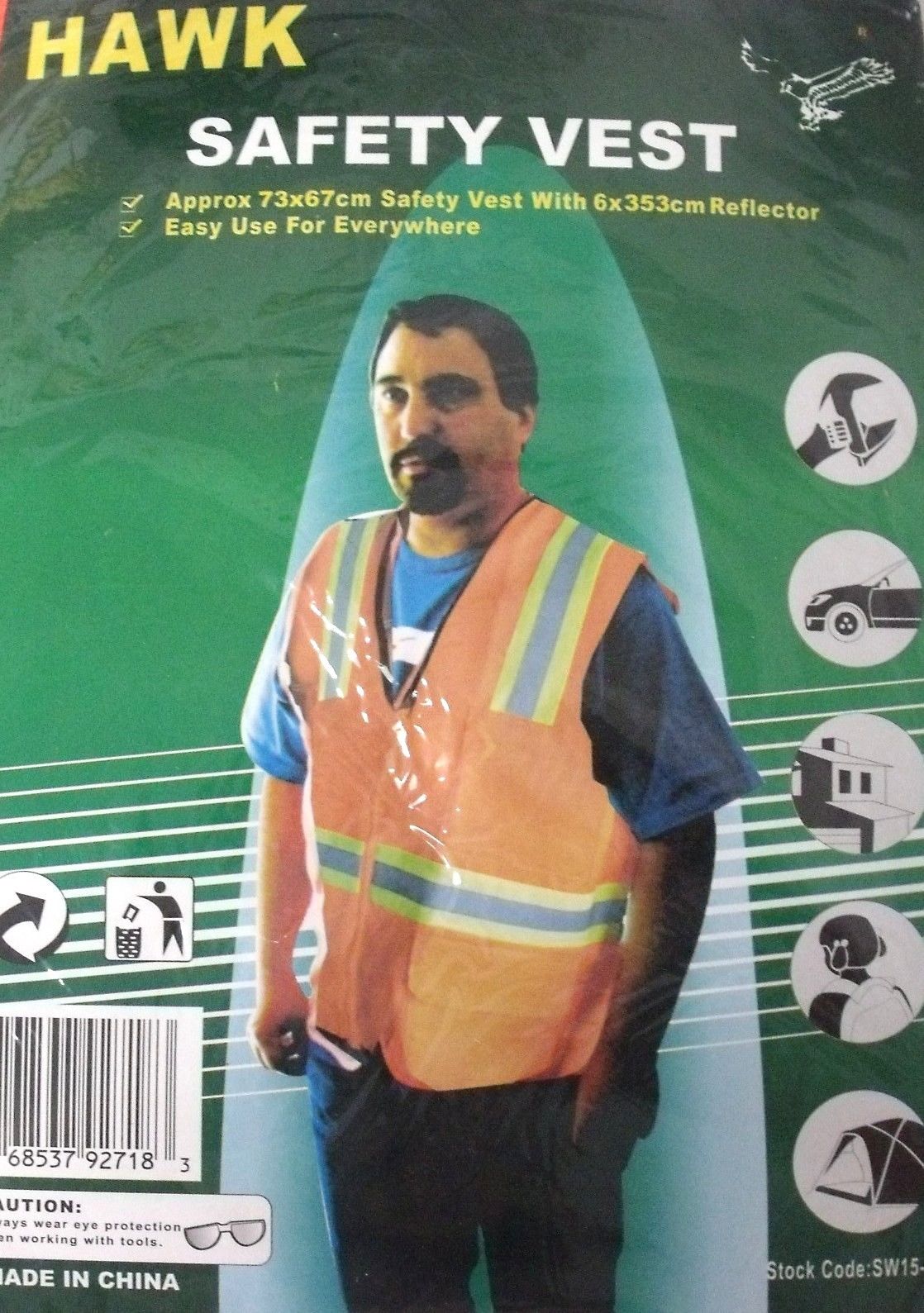 Hawk SW15 XXL Orange Safety Vest