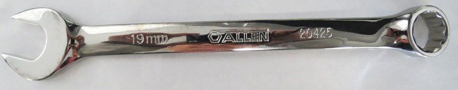 Allen 20425 12Pt Metric Combination Wrench 19mm USA
